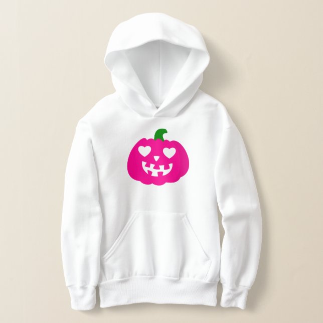 pink halloween heart pumpkin jack-o-lantern (Laydown)