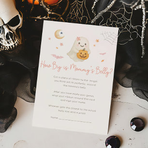 Pink Halloween Little Boo How Big Is Mummy's Belly