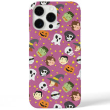 Pink Halloween Parade Cartoon Pattern Phone Case