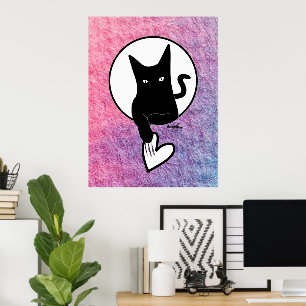 Pink Halloween Poster by Poet Adiela Akoo