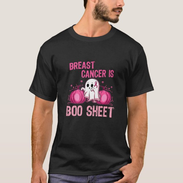 Pink Halloween Wife Women Pink Breast Cancer ist B T-Shirt (Front)