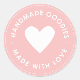 Pink Handmade Goodies Sticker