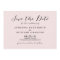 Pink Handwritten Script Save the Date Announcement