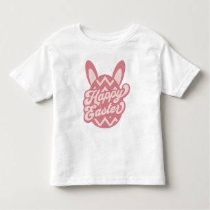 Pink Happy Easter Bunny  Toddler T-Shirt