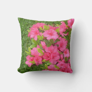 Pink Hardy Azaleas Cushion