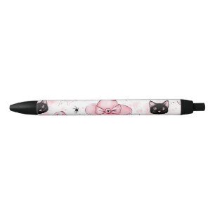 Pink Hats and Cats Halloween Pen
