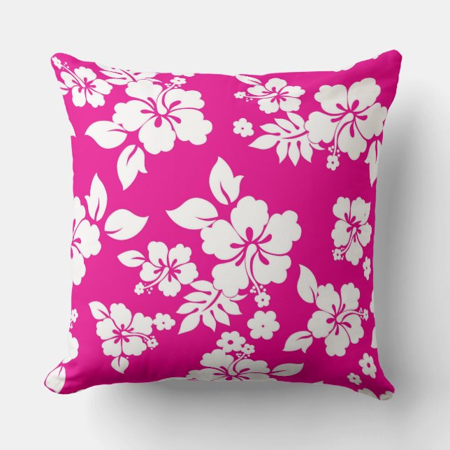 Pink Hawaiian Cushion (Front)
