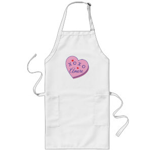 Pink Heart Amore XOXO Valentine’s Day Apron
