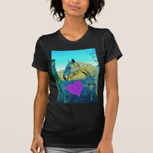 Pink Heart and Yellow Horse T-Shirt