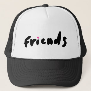 Pink Heart Buddies Clipart Making Friends Clipart Trucker Hat