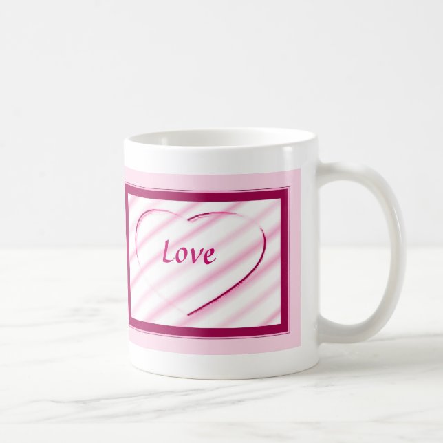  Pink Heart Coffee Mug (Right)