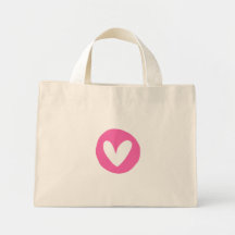 Pink Heart Design Bag