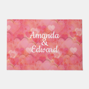 Pink Heart Dreams Doormat