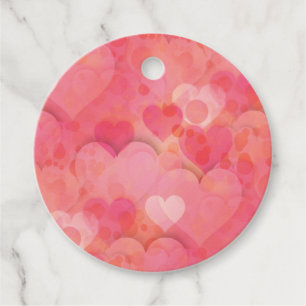 Pink Heart Dreams Favour Tags