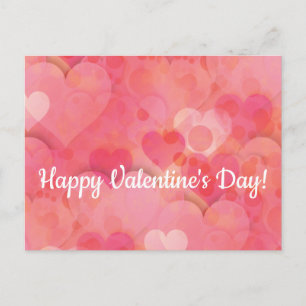 Pink Heart Dreams Postcard