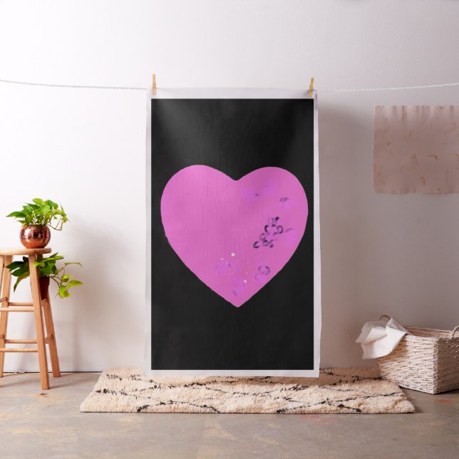 PINK HEART FABRIC (In Situ)