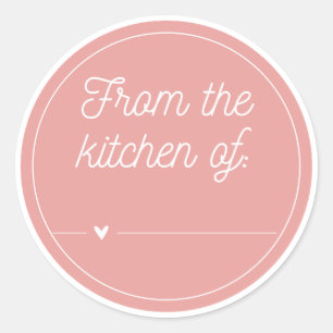 Pink Heart From the Kitchen of Sticker