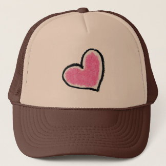 PINK HEART hat
