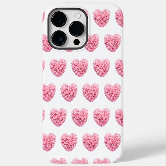 Pink Heart iPhone Case (Back)