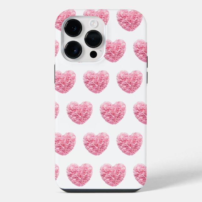 Pink Heart iPhone Case (Back)