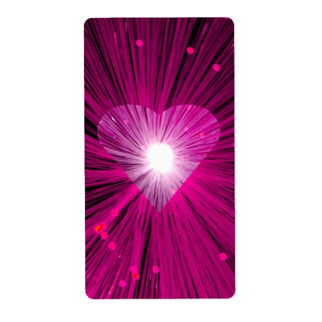 Pink Heart label (Front)