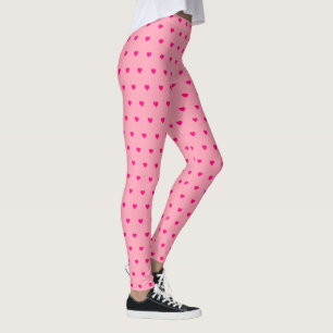 Pink Heart Leggings