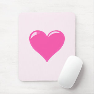 Pink Heart - Love Mouse Pad