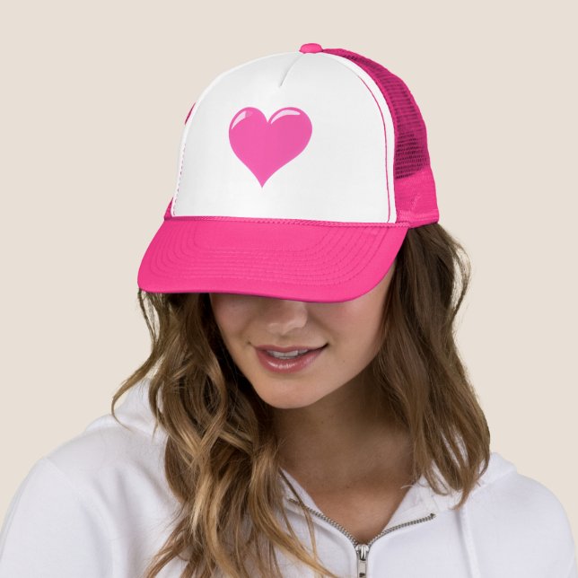 Pink Heart - Love Trucker Hat (In Situ)