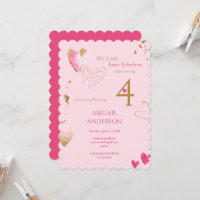 Pink Heart-ly Believe Birthday Party