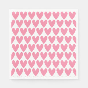 Pink Heart Napkin