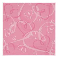 Pink heart pattern