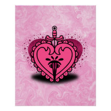 Pink Heart Pretty Custom 