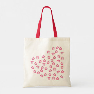 Pink Heart shaped Design Tote Bag