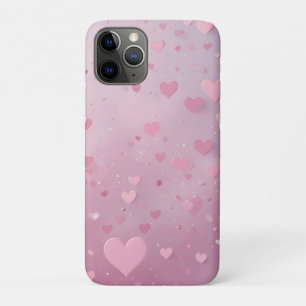 Pink Heart Shower iPhone 11 Pro Case