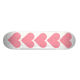 Pink Heart Skatebaord Skateboard