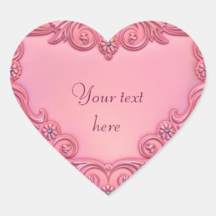 Pink Heart Sticker
