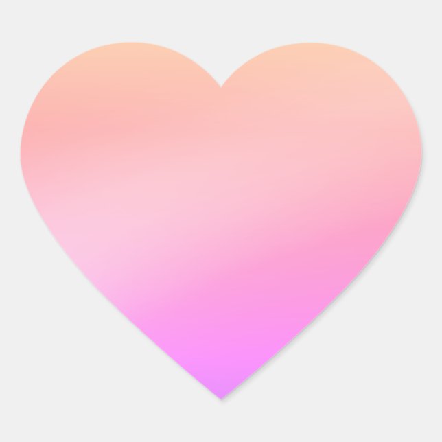 pink heart sticker (Front)