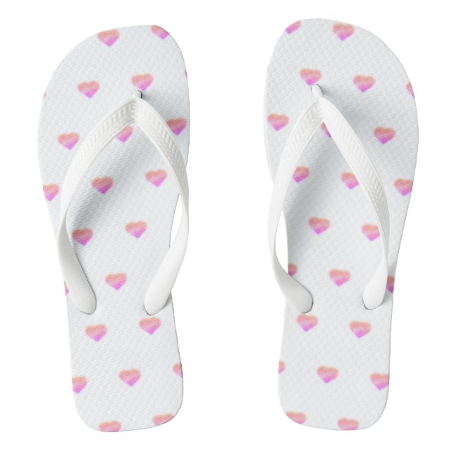 pink heart thongs (Footbed)