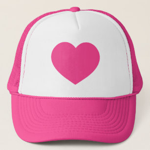 Pink Heart Trucker Hat