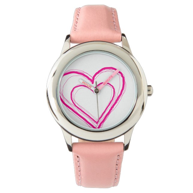 Pink Heart Watch (Front)