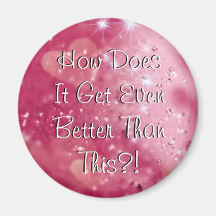 Pink Hearts and Diamonds HDIGEBTT? Magnet