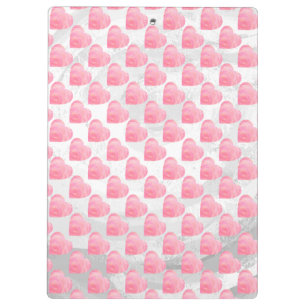 Pink Hearts Clipboard