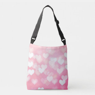 Pink Hearts Crossbody Bag