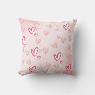 Pink Hearts Cushion
