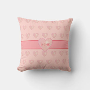 Pink Hearts Cushion