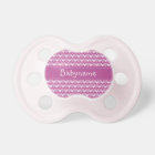 Pink Hearts custom pacifier