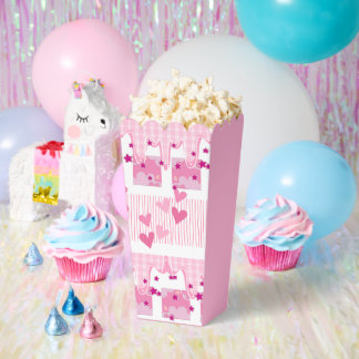 Pink Hearts Favour Box