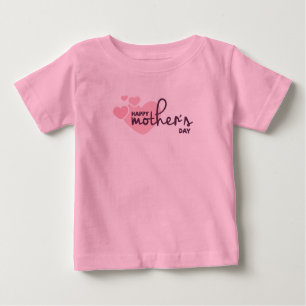 Pink Hearts Happy Mother's Day Bodysuit