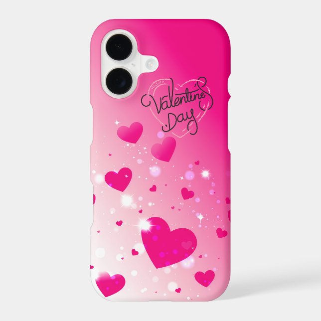 Pink Hearts Love Protective (Back)