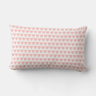 Pink Hearts Lumbar Cushion